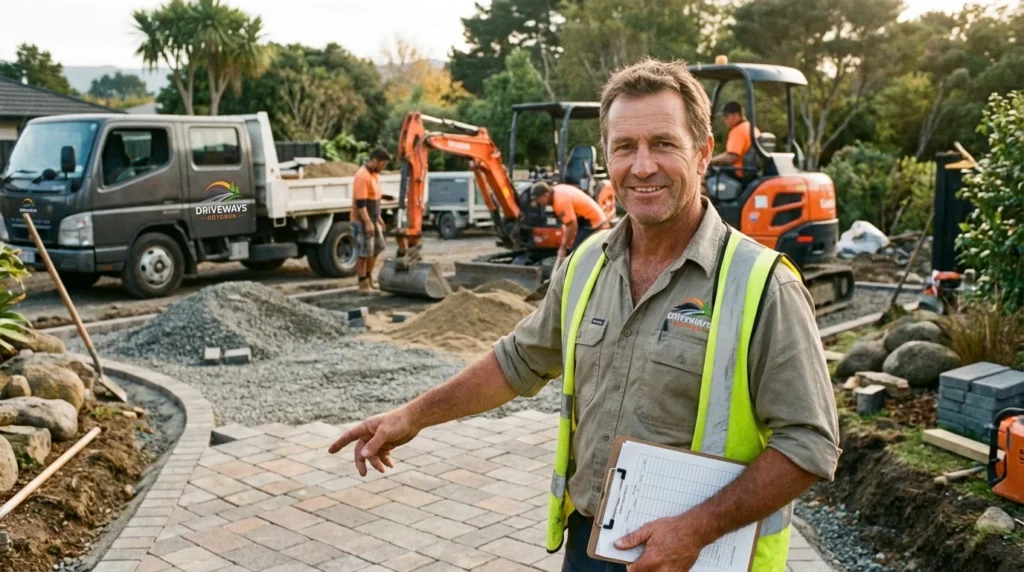 Driveways Rotorua owner portrait showing the expert behind Rotorua's trusted driveway installation company